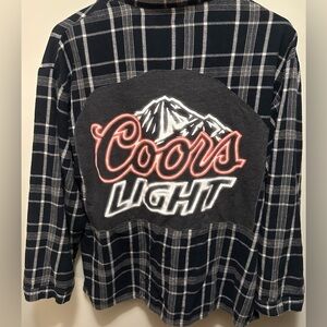 LTB Custom Coors Light Flannel
